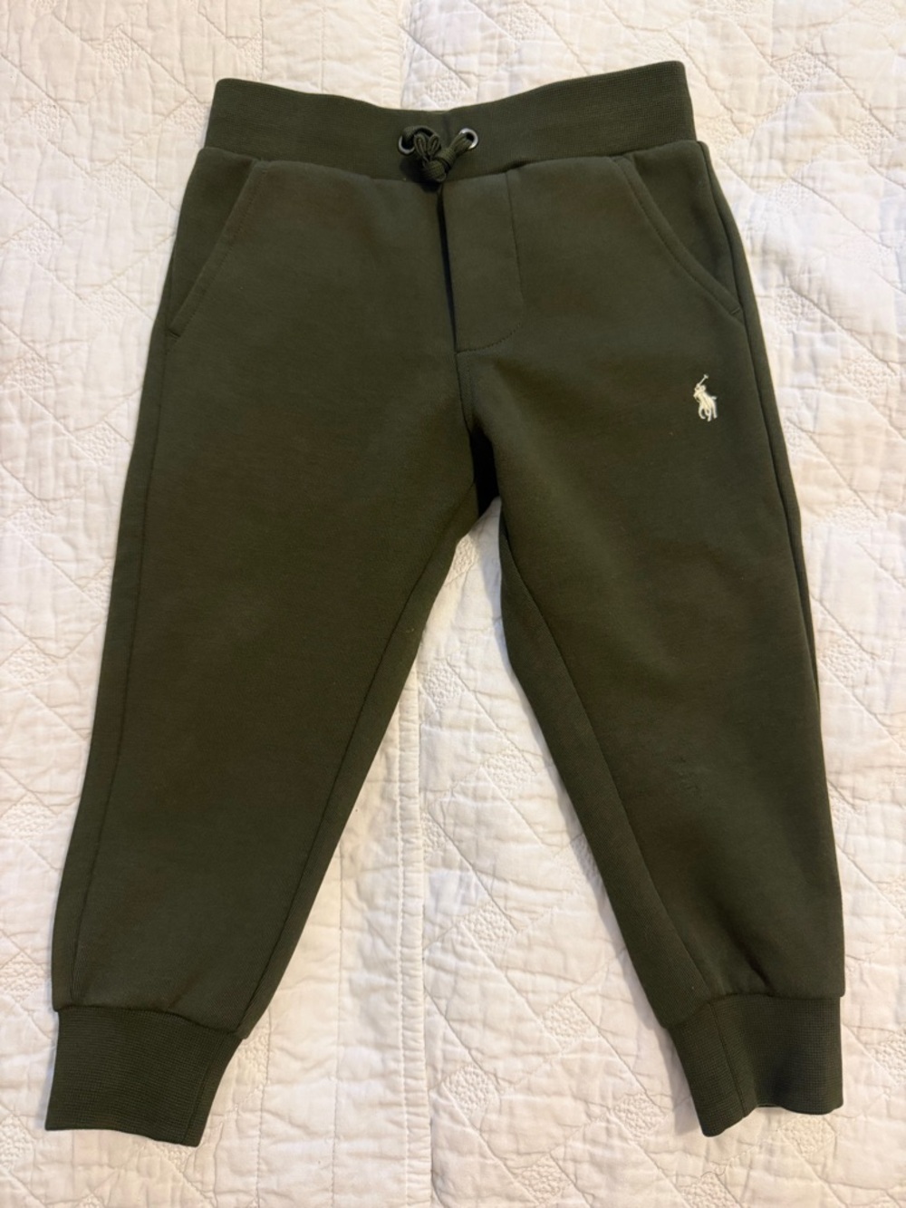 Polo by Ralph Lauren Kids Olive Fleece Joggers
